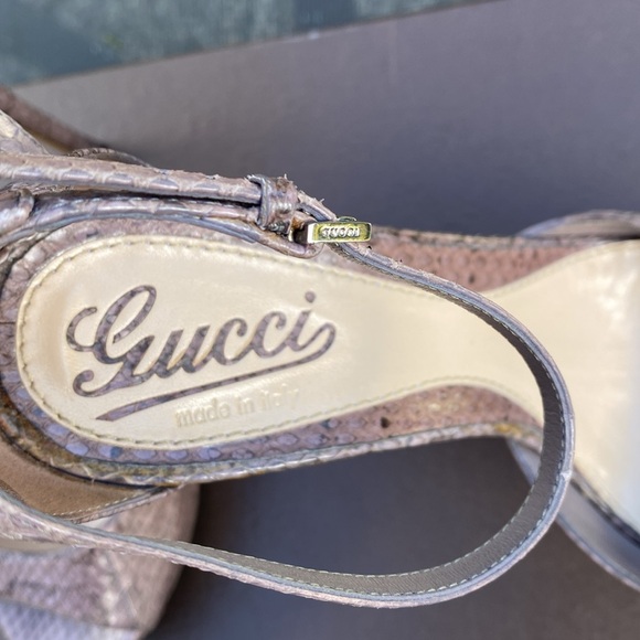 Gucci Python Stiletto Platforms, IT Size 37 - Picture 10 of 11